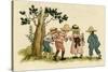 Illustration, the Queen of the Pirate Isle-Kate Greenaway-Stretched Canvas