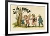 Illustration, the Queen of the Pirate Isle-Kate Greenaway-Framed Premium Giclee Print