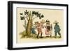 Illustration, the Queen of the Pirate Isle-Kate Greenaway-Framed Art Print