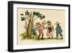 Illustration, the Queen of the Pirate Isle-Kate Greenaway-Framed Art Print