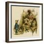 Illustration, the Queen of the Pirate Isle-Kate Greenaway-Framed Art Print