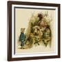 Illustration, the Queen of the Pirate Isle-Kate Greenaway-Framed Art Print