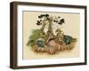 Illustration, the Queen of the Pirate Isle-Kate Greenaway-Framed Art Print