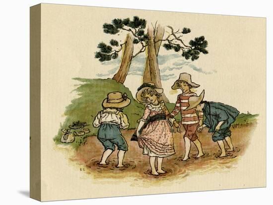 Illustration, the Queen of the Pirate Isle-Kate Greenaway-Stretched Canvas