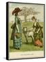 Illustration, the Ungrateful Lamb-Kate Greenaway-Framed Stretched Canvas