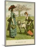 Illustration, the Ungrateful Lamb-Kate Greenaway-Mounted Art Print