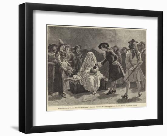 Illustration to Dorothy Forster by Walter Besant-Charles Green-Framed Giclee Print