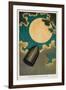 Illustration to From the Earth to the Moon by Jules Verne, 1877-null-Framed Giclee Print