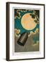 Illustration to From the Earth to the Moon by Jules Verne, 1877-null-Framed Giclee Print