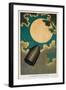 Illustration to From the Earth to the Moon by Jules Verne, 1877-null-Framed Giclee Print