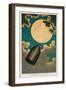 Illustration to From the Earth to the Moon by Jules Verne, 1877-null-Framed Giclee Print