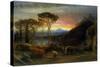 Illustration to Milton's Lycidas-Samuel Palmer-Stretched Canvas