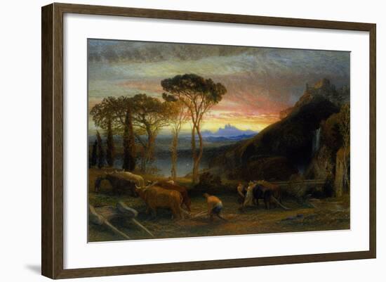 Illustration to Milton's Lycidas-Samuel Palmer-Framed Giclee Print