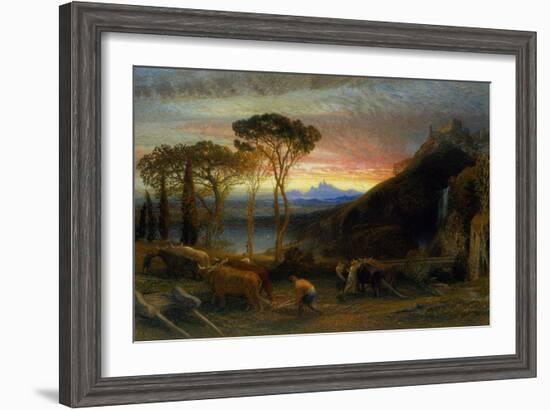 Illustration to Milton's Lycidas-Samuel Palmer-Framed Giclee Print