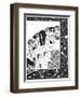 Illustration to Morte D'Arthur-Aubrey Beardsley-Framed Art Print