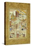 Illustration to the Baburnama-null-Stretched Canvas