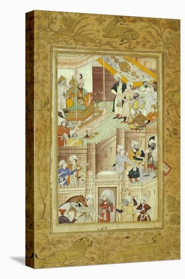 Illustration to the Baburnama-null-Stretched Canvas