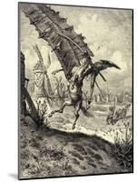 Illustration to the Book Don Quixote De La Mancha by M. De Cervantes, 1863-Gustave Doré-Mounted Giclee Print