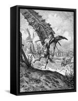 Illustration to the Book Don Quixote De La Mancha by M. De Cervantes, 1863-Gustave Dor?-Framed Stretched Canvas