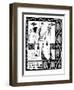 Illustration to the Book Le Morte D'Arthur by Sir Thomas Malory-Aubrey Beardsley-Framed Giclee Print