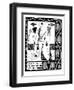 Illustration to the Book Le Morte D'Arthur by Sir Thomas Malory-Aubrey Beardsley-Framed Giclee Print