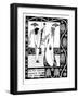 Illustration to the Book Le Morte D'Arthur by Sir Thomas Malory-Aubrey Beardsley-Framed Giclee Print