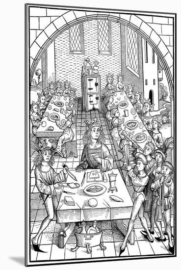 Illustration to the Book Schatzkammer, 1490-1491-Michael Wolgemut-Mounted Giclee Print