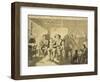 Illustration to 'The Cottar's Saturday Night' by Robert Burns, C.1790 (Grey Wash on Paper)-David Allan-Framed Giclee Print