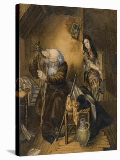 Illustration to the Novel Wilhelm Meister's Apprenticeship-Karl Pavlovich Briullov-Stretched Canvas