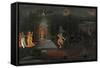 Illustration to the Ramayana, circa 1750-1760-Mir Kalan Oudh-Framed Stretched Canvas