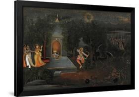 Illustration to the Ramayana, circa 1750-1760-Mir Kalan Oudh-Framed Giclee Print