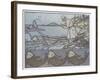 Illustration to the The Tale of the Fisherman and the Fish-Ivan Yakovlevich Bilibin-Framed Giclee Print