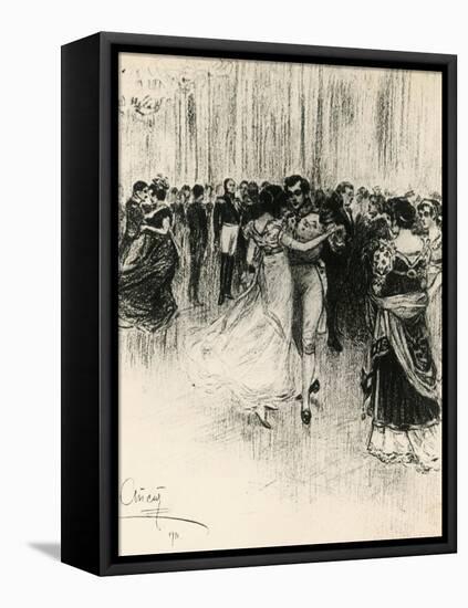 Illustration to War and Peace, by Leo Tolstoy-null-Framed Stretched Canvas