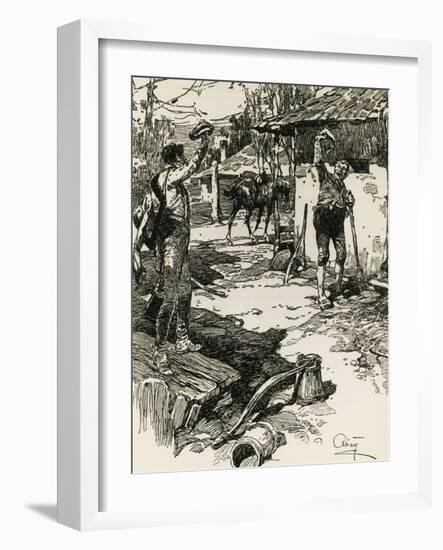 Illustration to War and Peace, by Leo Tolstoy-null-Framed Giclee Print