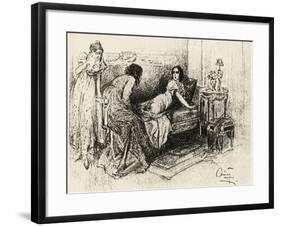 Illustration to 'War and Peace', by Leo Tolstoy-Aleksandrs Apsit-Framed Giclee Print