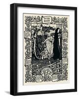 'Illustration to Wordsworth's Poem To The Daisy, No. 2', 1923-Eleanor Fortescue-Brickdale-Framed Giclee Print