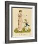 Illustration, Willy and His Sister-Kate Greenaway-Framed Art Print