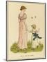 Illustration, Willy and His Sister-Kate Greenaway-Mounted Art Print