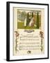 Illustration with Music, a Song of a Doll-Kate Greenaway-Framed Art Print