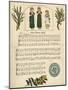 Illustration with Music, Grace before Meals-Kate Greenaway-Mounted Art Print