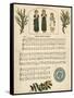 Illustration with Music, Grace before Meals-Kate Greenaway-Framed Stretched Canvas