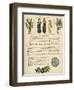 Illustration with Music, Grace before Meals-Kate Greenaway-Framed Art Print
