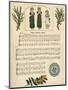 Illustration with Music, Grace before Meals-Kate Greenaway-Mounted Art Print