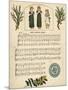 Illustration with Music, Grace before Meals-Kate Greenaway-Mounted Art Print