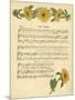 Illustration with Music, the Lesson-Kate Greenaway-Mounted Art Print