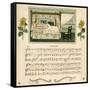 Illustration with Music, Waking-Kate Greenaway-Framed Stretched Canvas