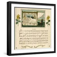 Illustration with Music, Waking-Kate Greenaway-Framed Art Print