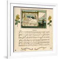 Illustration with Music, Waking-Kate Greenaway-Framed Art Print