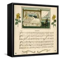 Illustration with Music, Waking-Kate Greenaway-Framed Stretched Canvas