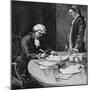 Illustration with Thomas Jefferson Approving the Louisiana Purchase-null-Mounted Giclee Print